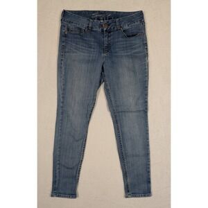 Seven7 Tummyless Jeans Women's Size 16 Medium Wash Skinny Fit